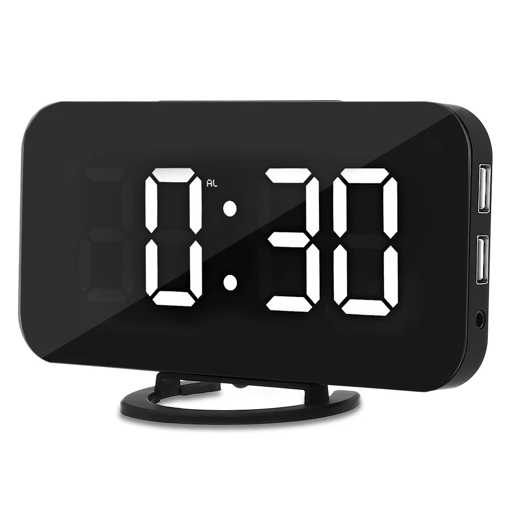 Creative LED Digital Alarm Table Clock Brightness Adjustable For Home Office Hotel Light Sensor USB Modern Digital Clock
Creative LED Digital Alarm Table Clock Brightness Adjustable For Home Office Hotel Light Sensor USB Modern Digital Clock
