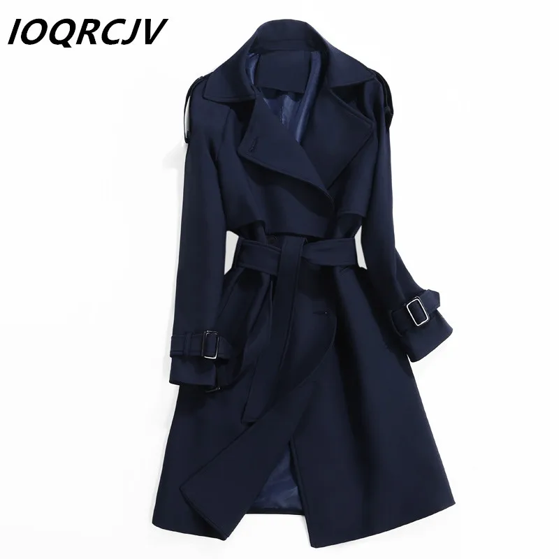 Women Trench Coat 2019 Spring Autumn Fashion Casual Slim Long Sleeves Classic Double-Breasted Long Windbreaker Female Outwear
Women Trench Coat 2019 Spring Autumn Fashion Casual Slim Long Sleeves Classic Double-Breasted Long Windbreaker Female Outwear