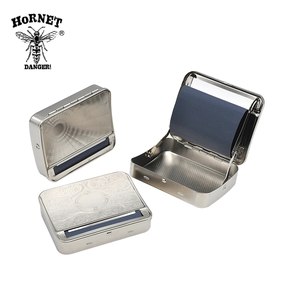 Metal Automatic Cigarette Tobacco Roller Rolling Machine Box Case Rolling Machine Tobacco Box Tin For 78mm Paper.Color Random
Metal Automatic Cigarette Tobacco Roller Rolling Machine Box Case Rolling Machine Tobacco Box Tin For 78mm Paper.Color Random