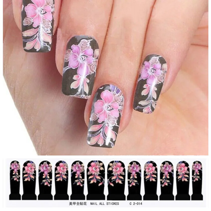 2017 New Nail Art Sticker Water Transfer Stickers Flower Decals Tips Black Nail Decoration for Women
2017 New Nail Art Sticker Water Transfer Stickers Flower Decals Tips Black Nail Decoration for Women