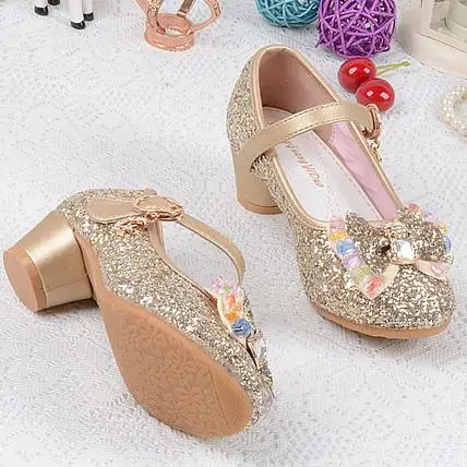 qoblo 2018 Princess Kids High Heels Dress Party Leather Shoes Baby Girls Children's Sequins Shoes Enfants Wedding for Girl 26-37
qoblo 2018 Princess Kids High Heels Dress Party Leather Shoes Baby Girls Children's Sequins Shoes Enfants Wedding for Girl 26-37