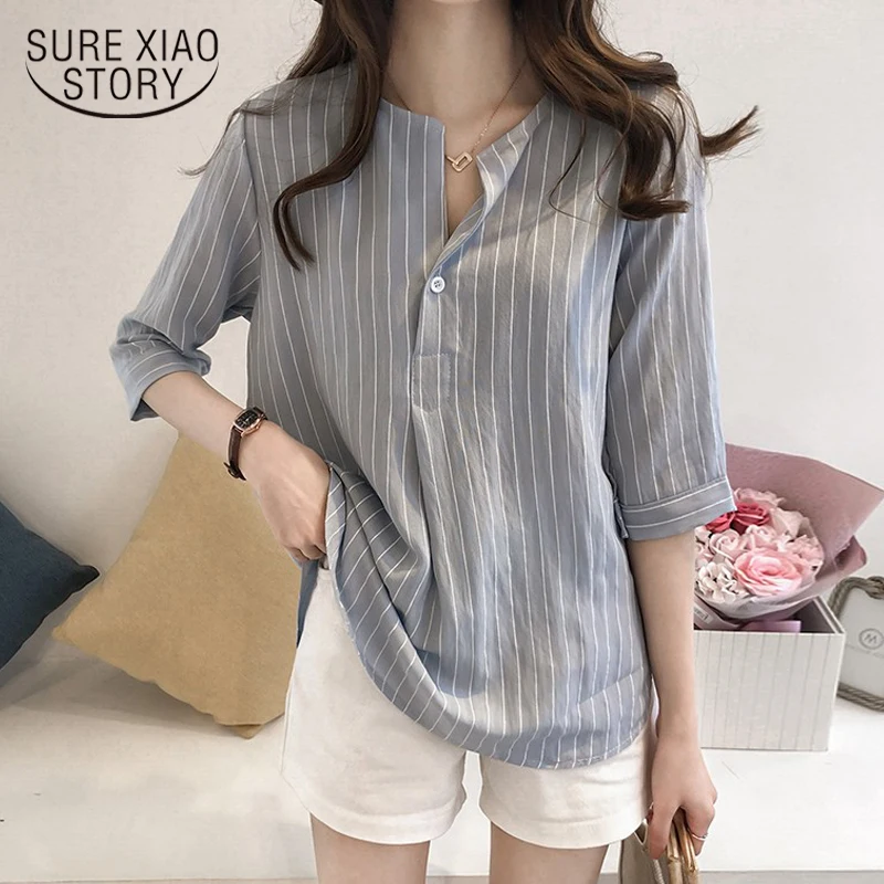 New 2018 Summer Plus Size 4XL White Shirt Female Big Sizes Striped Casual Women Blouse Shirt Chiffon Female Tops Blusas 0753 30
New 2018 Summer Plus Size 4XL White Shirt Female Big Sizes Striped Casual Women Blouse Shirt Chiffon Female Tops Blusas 0753 30