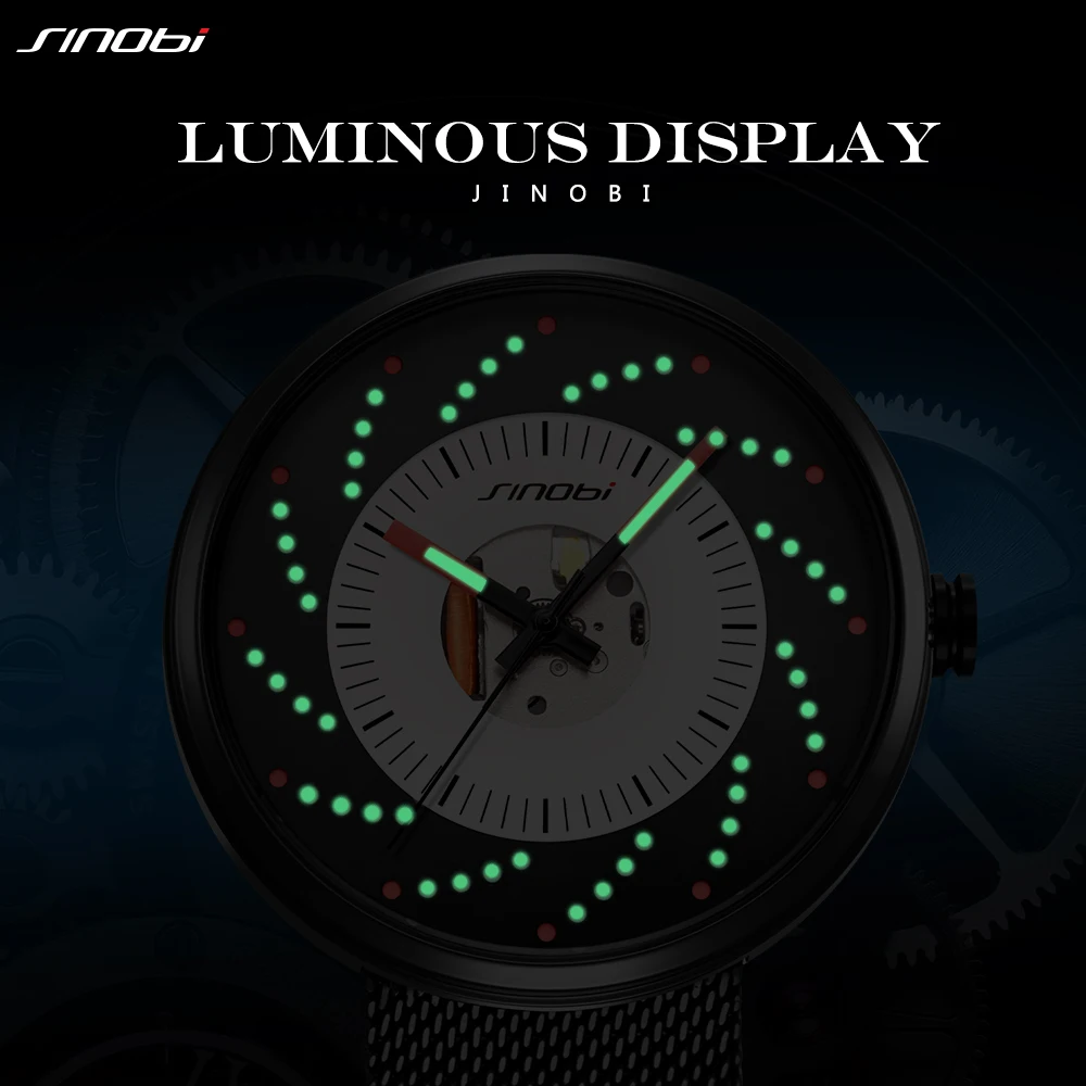 SINOBI Luminous Creative Men Wrist Watch 2019 For Men Fashion Sports Stainless Steel Watches Quartz Wristwatch relogio masculino
SINOBI Luminous Creative Men Wrist Watch 2019 For Men Fashion Sports Stainless Steel Watches Quartz Wristwatch relogio masculino