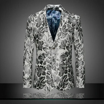 Fashion Casual Men Long Sleeve Suit Jackets Large Size 6XL Slim Elegant Men's Print Blazer Jacket
Fashion Casual Men Long Sleeve Suit Jackets Large Size 6XL Slim Elegant Men's Print Blazer Jacket