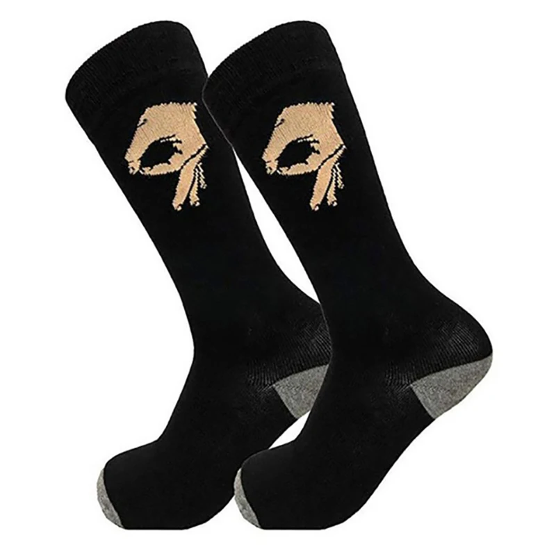 Unisex Winter Knitted Mid-Calf Long Crew Socks Funny OK Gesture Printed Hip-Hop Trendy Cotton Hosiery Skateboard Streetwear
Unisex Winter Knitted Mid-Calf Long Crew Socks Funny OK Gesture Printed Hip-Hop Trendy Cotton Hosiery Skateboard Streetwear