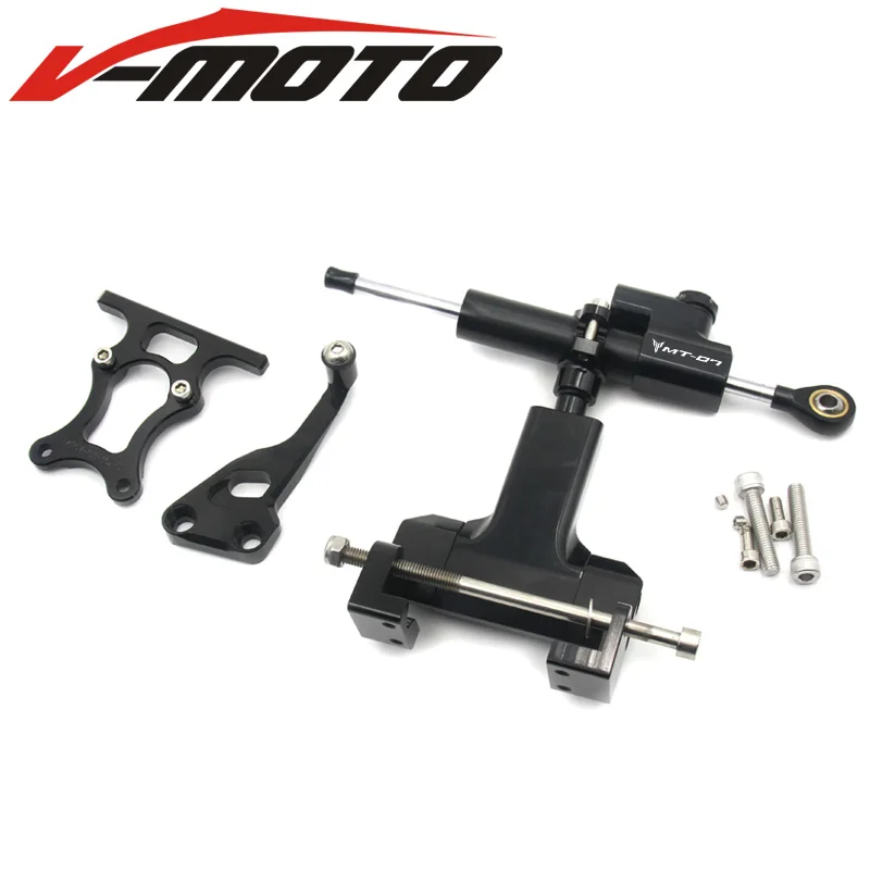 WITH LOGO MT07 FZ07 Full Set of Steering Damper Mounting Bracket Kit for YAMAHA MT-07 FZ-07 2014 2015 2016 2017 FZ 07 MT 07
WITH LOGO MT07 FZ07 Full Set of Steering Damper Mounting Bracket Kit for YAMAHA MT-07 FZ-07 2014 2015 2016 2017 FZ 07 MT 07