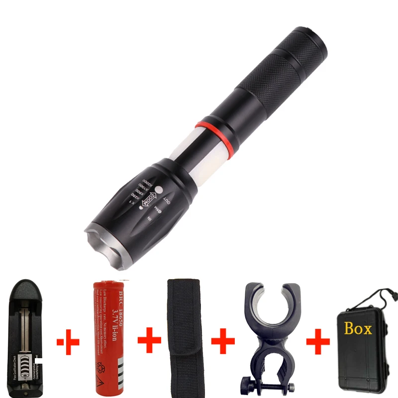 z20 A1004 Multifunction Led flashlight 6000 Lumens CREE XML T6/L2 torch hidden COB design flashlight tail super magnet design
z20 A1004 Multifunction Led flashlight 6000 Lumens CREE XML T6/L2 torch hidden COB design flashlight tail super magnet design