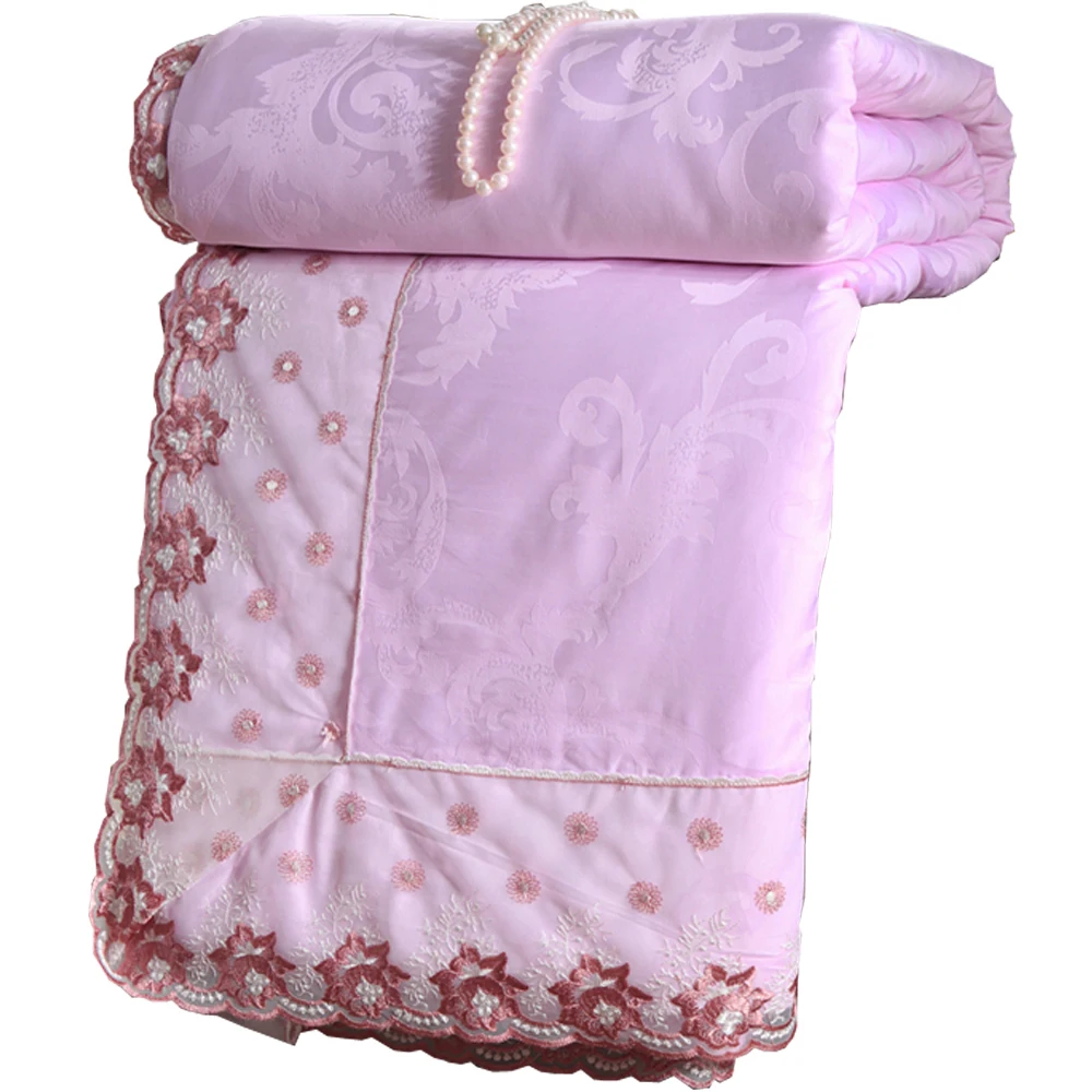 Pink color mulberry silk comforter bedspreads Quilted blanket summer&winter king queen full twin size duvet bedclothes set
Pink color mulberry silk comforter bedspreads Quilted blanket summer&winter king queen full twin size duvet bedclothes set