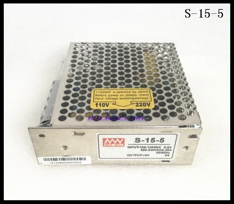 1Pcs S-15-5 15W 5V 3A AC to DC Converter Single Output Switching Power Supply Brand New
1Pcs S-15-5 15W 5V 3A AC to DC Converter Single Output Switching Power Supply Brand New