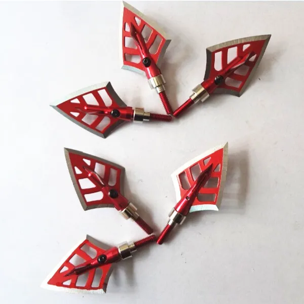 New Arrivals 6pcs/lot hunting Broadheads 125 Grain Red Hunting Arrow Heads Archery 4 Blade flecha
New Arrivals 6pcs/lot hunting Broadheads 125 Grain Red Hunting Arrow Heads Archery 4 Blade flecha