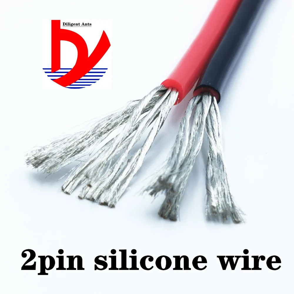 2pin Extension Cable Wire Cord 18awg Silicone Electrical Wire Black and Red 2 Conductor Parallel Wire line Soft and Flexible
2pin Extension Cable Wire Cord 18awg Silicone Electrical Wire Black and Red 2 Conductor Parallel Wire line Soft and Flexible