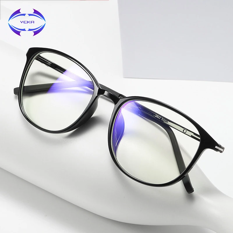 VCKA Blue Light Filter Computer Glasses Anti Radiation UV400 Clear Lens Eyeglasses Vintage Retro Frame TR90 Eyewear Men Women
VCKA Blue Light Filter Computer Glasses Anti Radiation UV400 Clear Lens Eyeglasses Vintage Retro Frame TR90 Eyewear Men Women
