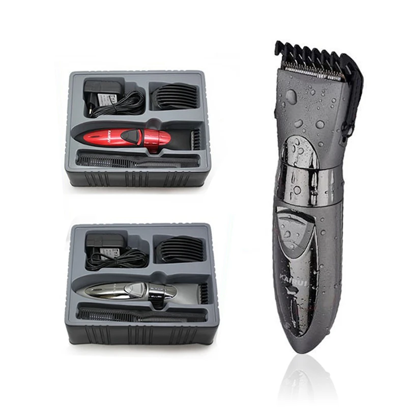 New Washable Electric Hair Clipper Rechargeable Razor For Men Baby