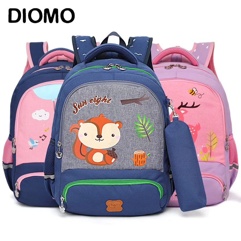 DIOMO School backpack infantis kids child girl boy children bags set cute Anime pink black blue bagpack gift pencil case satchel
DIOMO School backpack infantis kids child girl boy children bags set cute Anime pink black blue bagpack gift pencil case satchel