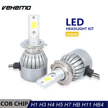 Vehemo 2Pcs C6 Car Lights Bulbs LED H4 H7 9003 H11 LED H1 H3 H8 H9 9006 H13 9004 9007 Auto Headlights 12V Led Light
Vehemo 2Pcs C6 Car Lights Bulbs LED H4 H7 9003 H11 LED H1 H3 H8 H9 9006 H13 9004 9007 Auto Headlights 12V Led Light