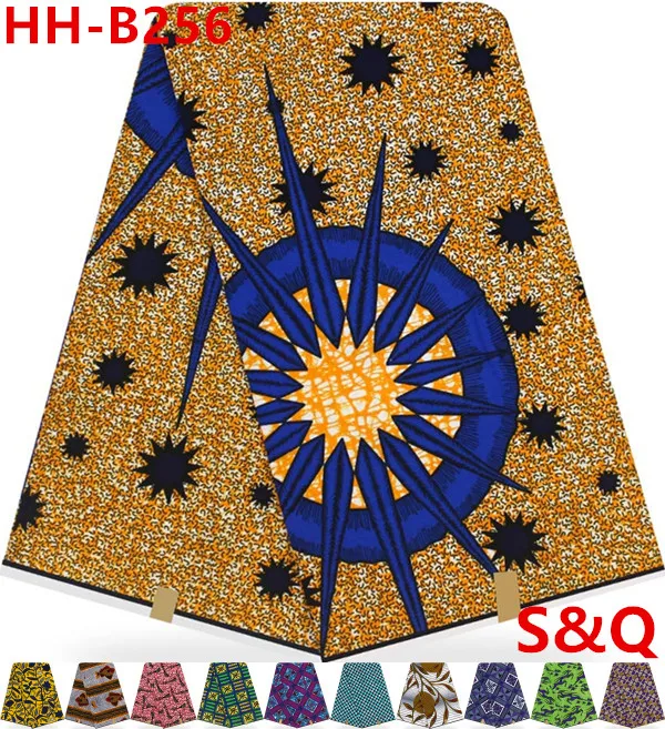 African real wax print african fabric african wax prints fabric 6yards 100% cotton fabric for patchwork ankara fabric HH-B256
African real wax print african fabric african wax prints fabric 6yards 100% cotton fabric for patchwork ankara fabric HH-B256