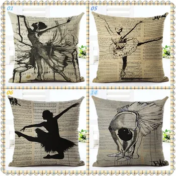 Hot New Vintage Scandinavian Ballet Girl Cushion Cover for Sofa Cotton Linen Car Throw Pillow Cover Square Pillowcase Gift Pc401
Hot New Vintage Scandinavian Ballet Girl Cushion Cover for Sofa Cotton Linen Car Throw Pillow Cover Square Pillowcase Gift Pc401