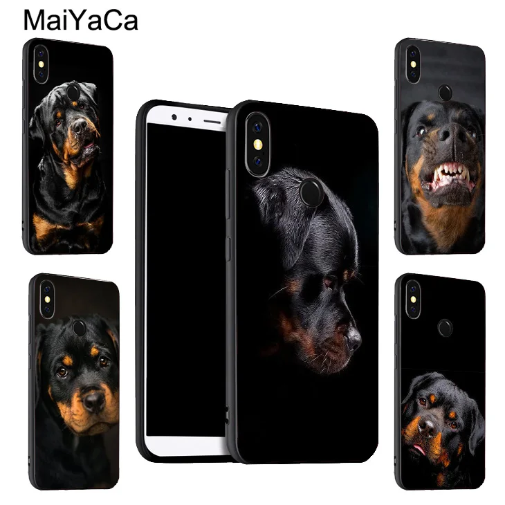 Чехол MaiYaCa Rottweiler Dog для POCO X3 F2 Pro F1 Red mi Note 9 8 T 7 9S 9C Mi 10 Lite A3 9T|Бамперы| |