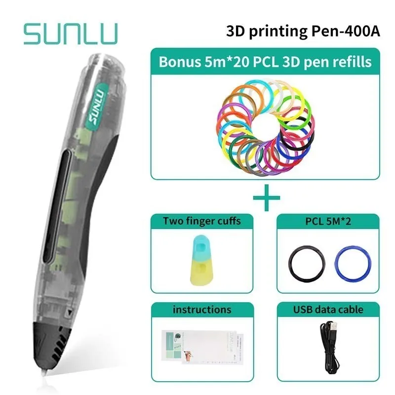 Children Scribble Pen For Birthday Gift Explore Intelligence 3D Pens Support Eco-friendly PCL Filament Refills Safe To Kids Use
Children Scribble Pen For Birthday Gift Explore Intelligence 3D Pens Support Eco-friendly PCL Filament Refills Safe To Kids Use