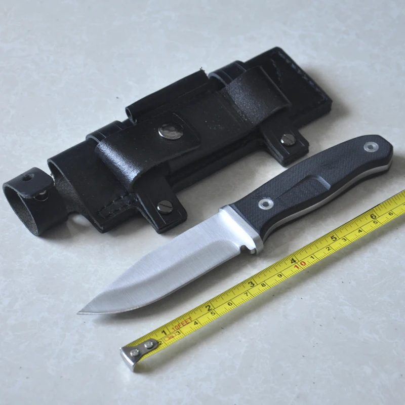Hunting Fixed Knife 7CR13MOV Blade G10 Handle Tactical Survival Tools Outdoor Camping Knives Pocket EDC with Leather Sheath
Hunting Fixed Knife 7CR13MOV Blade G10 Handle Tactical Survival Tools Outdoor Camping Knives Pocket EDC with Leather Sheath
