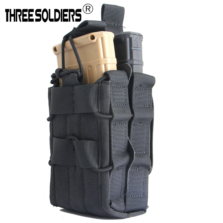 THREE SOLDIERS M4 5.56 double Molle Open Top magazine pouch Tactical Combat Hunting Utility Dump Drop Pouch Bag waist belt pouch
THREE SOLDIERS M4 5.56 double Molle Open Top magazine pouch Tactical Combat Hunting Utility Dump Drop Pouch Bag waist belt pouch