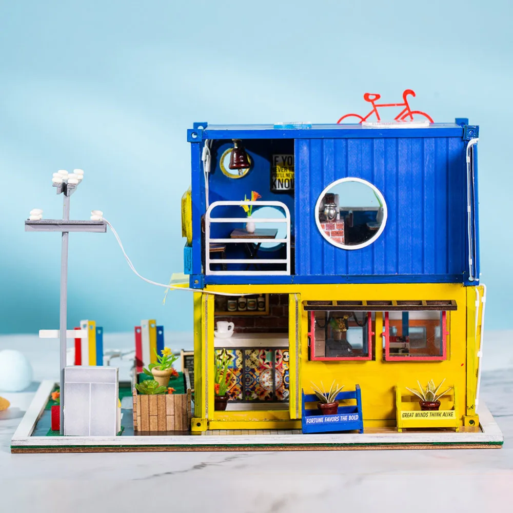 Creative Container Dollhouse Model Wooden Toys for Children Miniature Building Kits Doll House Model Creative Container Toy Gift
Creative Container Dollhouse Model Wooden Toys for Children Miniature Building Kits Doll House Model Creative Container Toy Gift