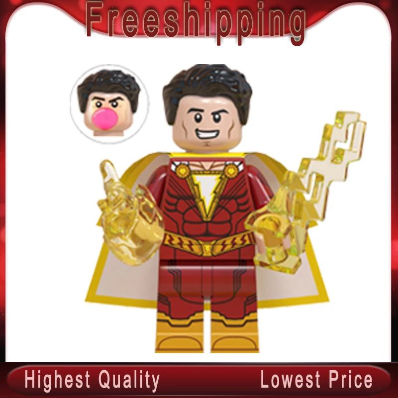 Shazam DC Film Billy Batson Freddy Freeman Pedro Pena Sivana Mary Marvel Building Blocks Kids Figures Toys Gift wm671
Shazam DC Film Billy Batson Freddy Freeman Pedro Pena Sivana Mary Marvel Building Blocks Kids Figures Toys Gift wm671