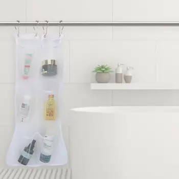 Portable Hanging Shower Storage Mesh Bath Shower Organizer Large Shower Caddy Bathroom Accessories regadera para ducha Hot Sale
Portable Hanging Shower Storage Mesh Bath Shower Organizer Large Shower Caddy Bathroom Accessories regadera para ducha Hot Sale