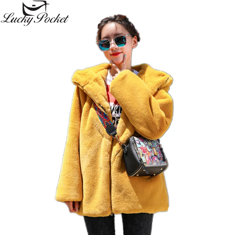Winter Women Thick Warm Hooded Faux Fur Coat Female Casual Long Sleeve Rabbit Fur Jacket Fashion Plus Size Loose Parkas Z1010
Winter Women Thick Warm Hooded Faux Fur Coat Female Casual Long Sleeve Rabbit Fur Jacket Fashion Plus Size Loose Parkas Z1010
