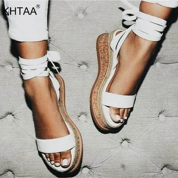 New Women Summer Ankle Strap Sandals Open Toe Gladiator Cross Tied Fashion Female Casual Lace Up Ladies Flats Platform Shoes
New Women Summer Ankle Strap Sandals Open Toe Gladiator Cross Tied Fashion Female Casual Lace Up Ladies Flats Platform Shoes