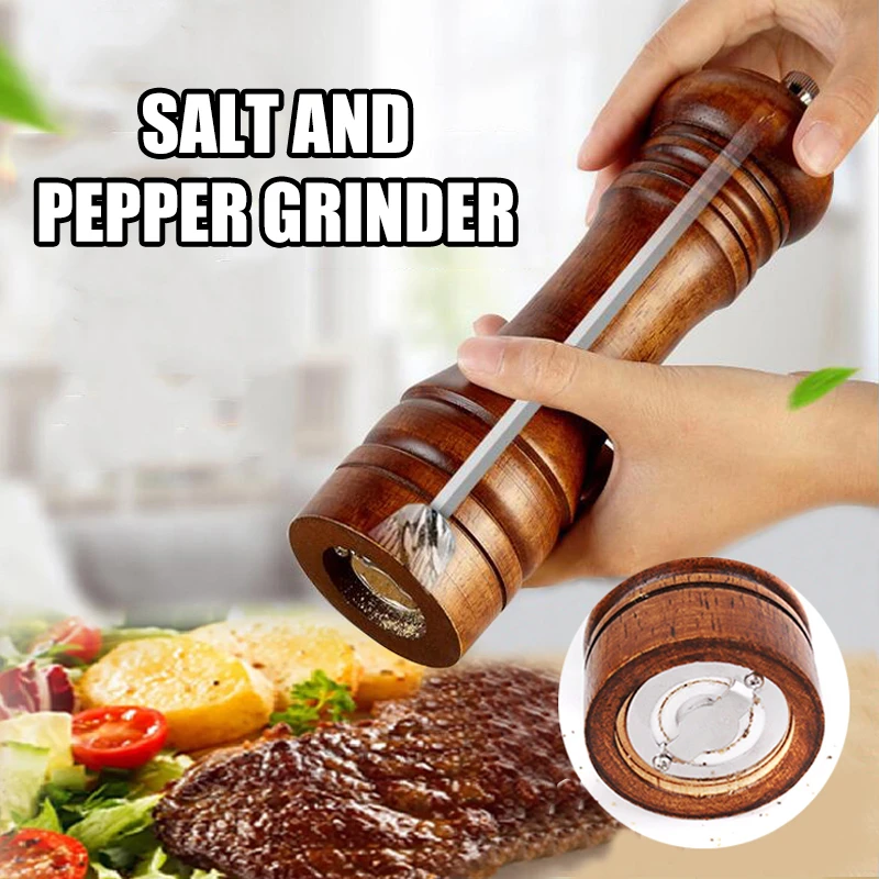 5 inch Hand Movement Oak Wood Pepper Mill Salt And Pepper Grinder Kitchen Tools Utensil
5 inch Hand Movement Oak Wood Pepper Mill Salt And Pepper Grinder Kitchen Tools Utensil