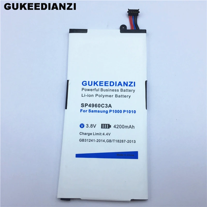 4200mAh SP4960C3A Tablets Battery For Samsung GALAXY Tab GT P1000 P1010 Rechargeable Lithium Polymer Batteries
4200mAh SP4960C3A Tablets Battery For Samsung GALAXY Tab GT P1000 P1010 Rechargeable Lithium Polymer Batteries