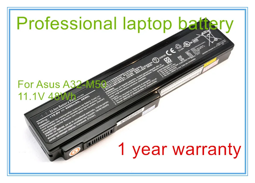 Original Laptop Battery for A32-N61 A32-M50 A33-M50 N61 N61J N61D N61V N61VG N61JA N61JV M50 M50S M50SV M50Sr G50V
Original Laptop Battery for A32-N61 A32-M50 A33-M50 N61 N61J N61D N61V N61VG N61JA N61JV M50 M50S M50SV M50Sr G50V