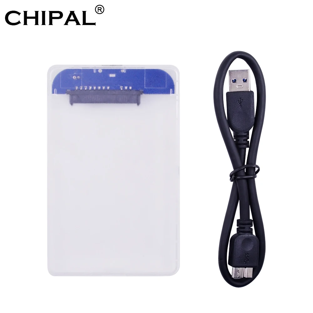 CHIPAL 5Gbps 2.5'' White HDD Case SATA 3.0 to USB 3.0 External Hard Disk Drive SSD Enclosure Box Support 2TB UASP Protocol
CHIPAL 5Gbps 2.5'' White HDD Case SATA 3.0 to USB 3.0 External Hard Disk Drive SSD Enclosure Box Support 2TB UASP Protocol