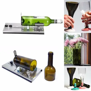 Glass Bottle Cutter Cutting Thickness 2-10mm Aluminum Alloy Better Cutting Control DIY Create Wine Beer Sculpture Bottle Cutters
Glass Bottle Cutter Cutting Thickness 2-10mm Aluminum Alloy Better Cutting Control DIY Create Wine Beer Sculpture Bottle Cutters