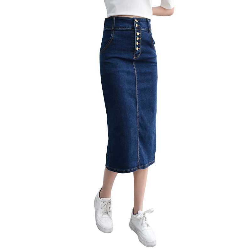 2019 New Large Size 9XL Womens High Waist Denim Skirt Stretch Bodycon Split Long Skirt Fashion Elegant Slim Jeans Skirts Women
2019 New Large Size 9XL Womens High Waist Denim Skirt Stretch Bodycon Split Long Skirt Fashion Elegant Slim Jeans Skirts Women