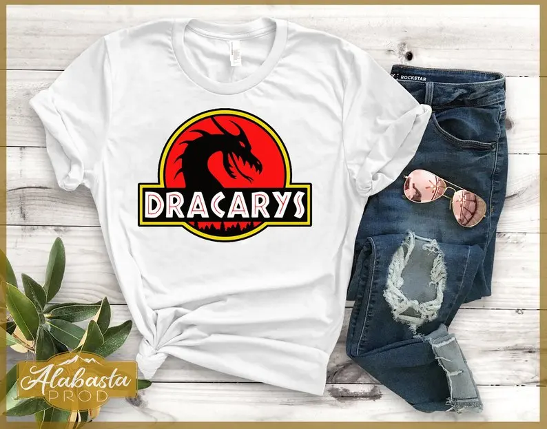 Dracarys Игра престолов рубашка Вдохновленный Парк Юрского периода Khaleesi мать