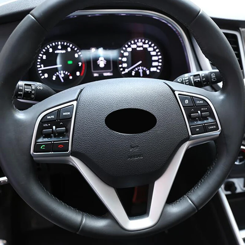 For Hyundai Tucson 2015 2016 2017 2018 2019 ABS Matte Car Steering wheel Button frame Cover Trim Car Styling Accessories 2pcs
For Hyundai Tucson 2015 2016 2017 2018 2019 ABS Matte Car Steering wheel Button frame Cover Trim Car Styling Accessories 2pcs