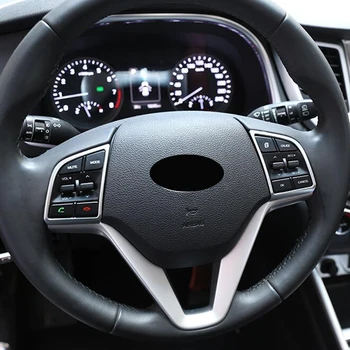 For Hyundai Tucson 2015 2016 2017 2018 2019 ABS Matte Car Steering wheel Button frame Cover Trim Car Styling Accessories 2pcs
For Hyundai Tucson 2015 2016 2017 2018 2019 ABS Matte Car Steering wheel Button frame Cover Trim Car Styling Accessories 2pcs