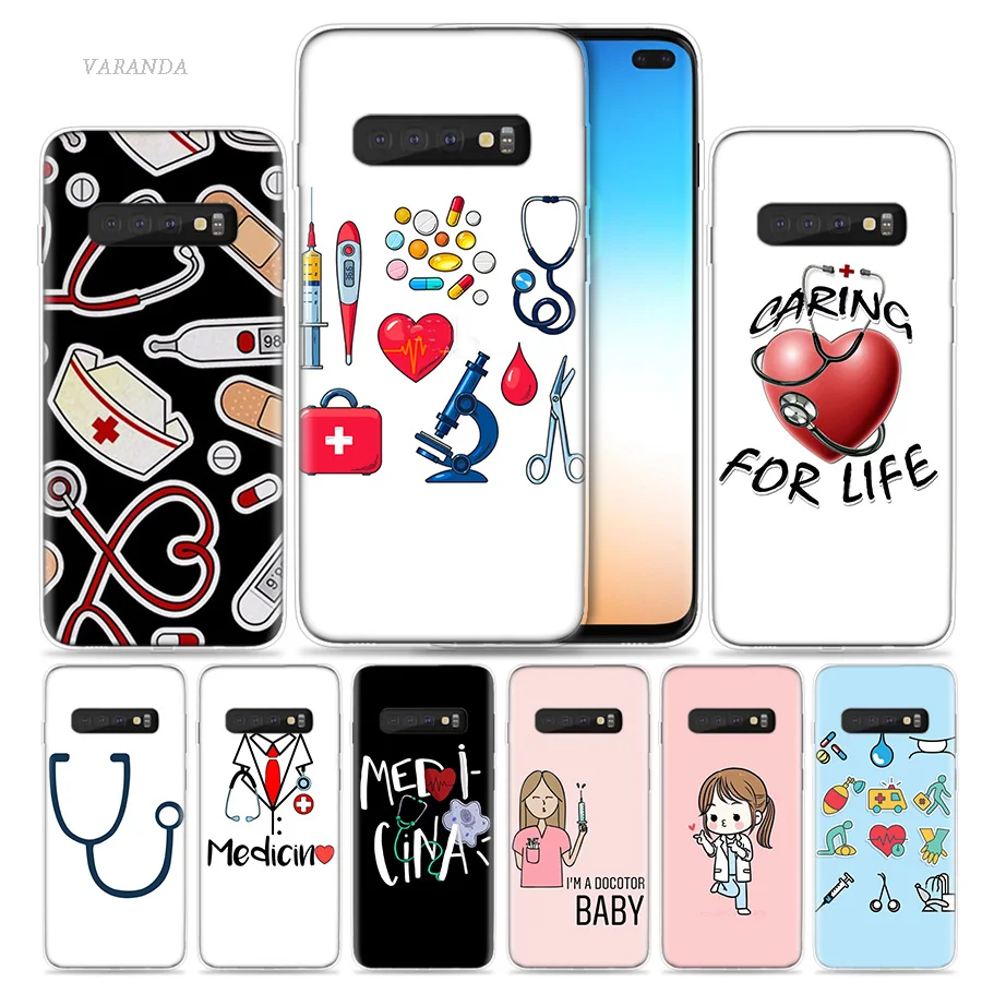 Nurse Medical Case for Samsung Galaxy S8 S9 S10 5G S10e S7 Note 8 9 J4 J6 Plus J5 J8 2018 J3 Silicone Fundas TPU Phone Bags Capa
Nurse Medical Case for Samsung Galaxy S8 S9 S10 5G S10e S7 Note 8 9 J4 J6 Plus J5 J8 2018 J3 Silicone Fundas TPU Phone Bags Capa
