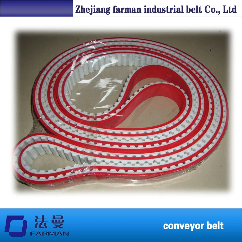 Industrial Timing Belt T5 T10 At5 At10 Custom Made Timing Belt Red Rubber Coated Pu Timing Belt
Industrial Timing Belt T5 T10 At5 At10 Custom Made Timing Belt Red Rubber Coated Pu Timing Belt