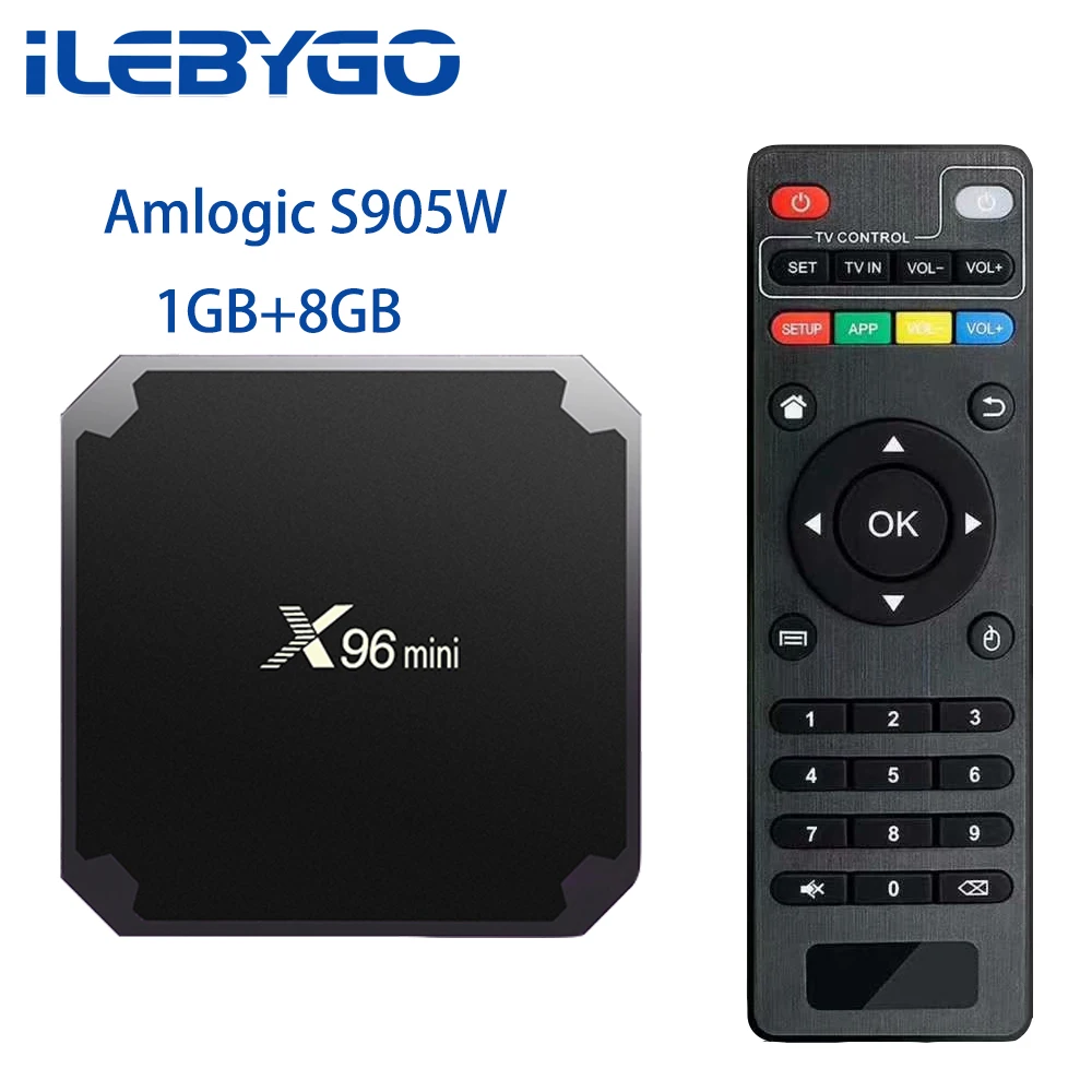 iLebygo New Arrival 2019 X96 Mini Android 7.1 Smart TV BOX S905W Quad Core support 2.4G Wireless WIFI media box Set-Top Box
iLebygo New Arrival 2019 X96 Mini Android 7.1 Smart TV BOX S905W Quad Core support 2.4G Wireless WIFI media box Set-Top Box