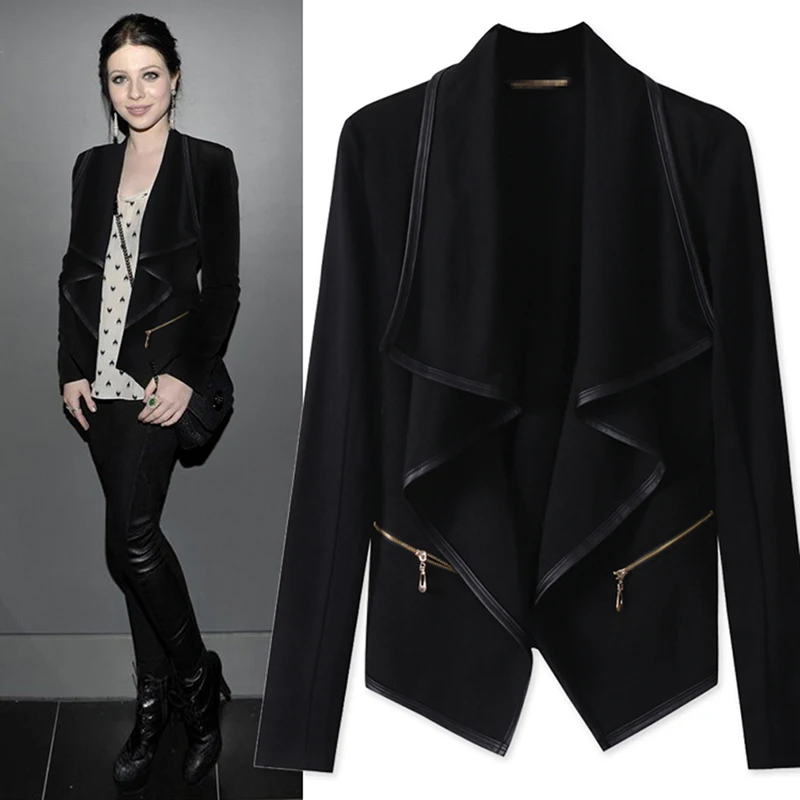 Women Solid Patchwork Cardigan Coat Jacket For Female Spring And Autumn Irregular New Casual Turn -Down Collar Coat Nq825418
Women Solid Patchwork Cardigan Coat Jacket For Female Spring And Autumn Irregular New Casual Turn -Down Collar Coat Nq825418