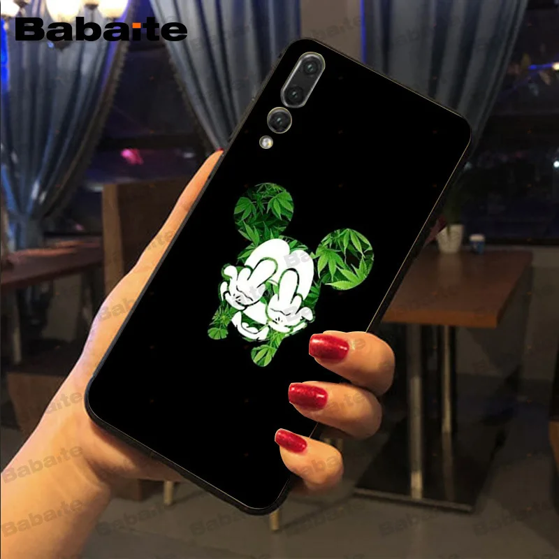 Babaite Kissing Mickey Minnie Mouse Phone Accessories Phone Case For huawei p20lite p9lite nova 3i honor 8x mate20 pro Cover
