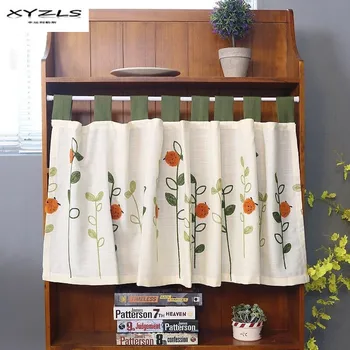 XYZLS Pastoral Style Ladybugs Embroidered Kitchen Half-curtain Kitchen Curtain Cafe Short Panel Curtain 1 Piece
XYZLS Pastoral Style Ladybugs Embroidered Kitchen Half-curtain Kitchen Curtain Cafe Short Panel Curtain 1 Piece