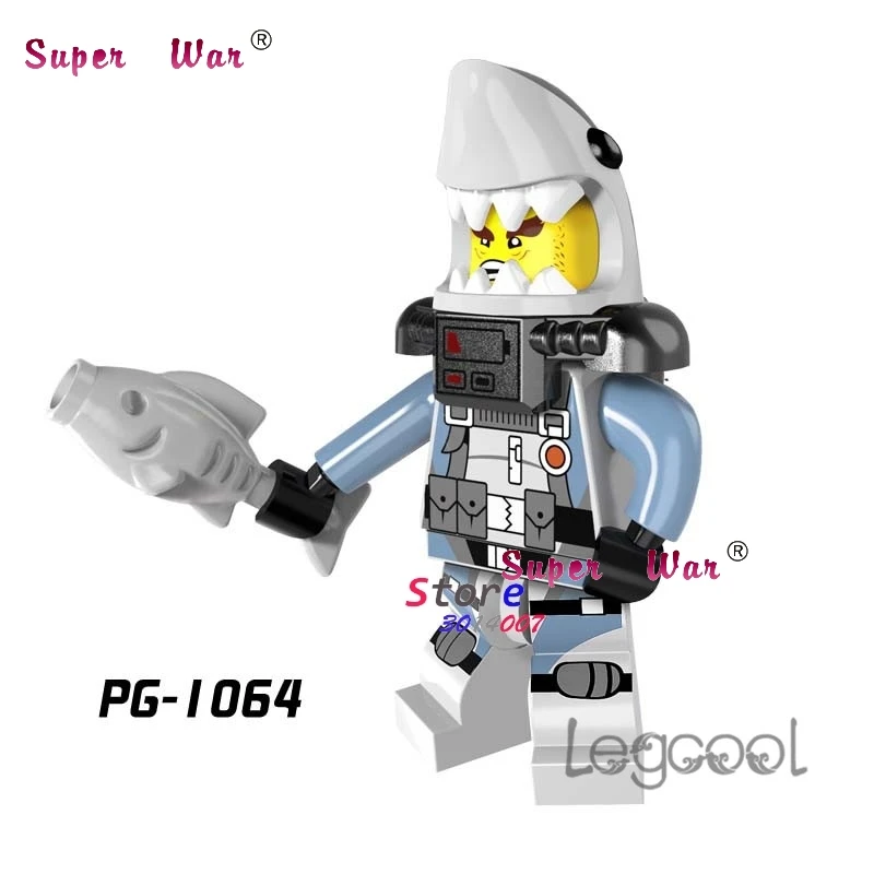 1PCS model building blocks action figures starwars superheroes Great White Shark Mini Dolls party diy toys for children gift
1PCS model building blocks action figures starwars superheroes Great White Shark Mini Dolls party diy toys for children gift