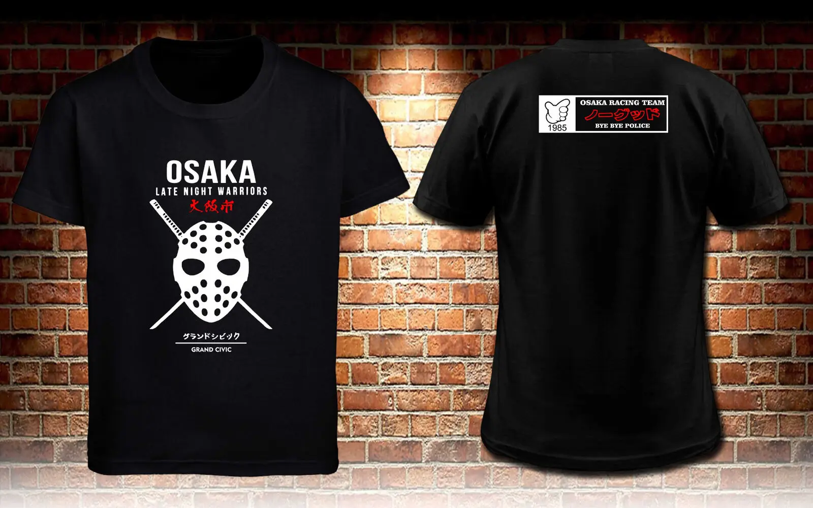 2019 Funny Double Side Black T-Shirt No Good Racings Osaka Late Night Warriors Jdm Men'S Tshirt S To 3Xl Unisex Tee 
2019 Funny Double Side Black T-Shirt No Good Racings Osaka Late Night Warriors Jdm Men'S Tshirt S To 3Xl Unisex Tee