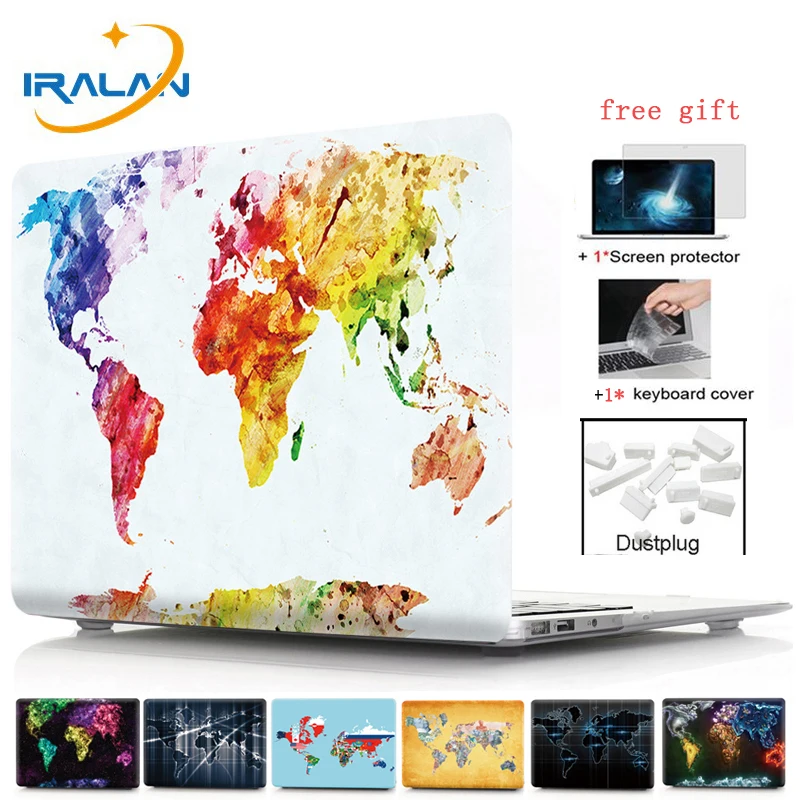 Heat Dissipation Shell Case For Macbook Air Retina 11 12 13.3 15.4 Pro 13 15 Touch Bar Map Pattern Laptop Cover+Keyboard Cover
Heat Dissipation Shell Case For Macbook Air Retina 11 12 13.3 15.4 Pro 13 15 Touch Bar Map Pattern Laptop Cover+Keyboard Cover
