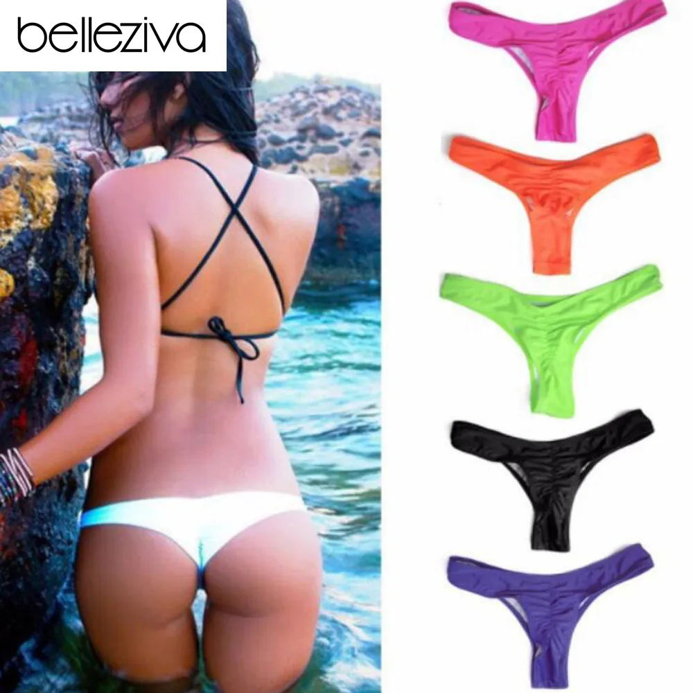 Belleziva Pleated Sexy Bikini Bottom Women Briefs Two-Piece Separates Summer Beach Bathing Suits Swimwear Biquini Pants Thong
Belleziva Pleated Sexy Bikini Bottom Women Briefs Two-Piece Separates Summer Beach Bathing Suits Swimwear Biquini Pants Thong