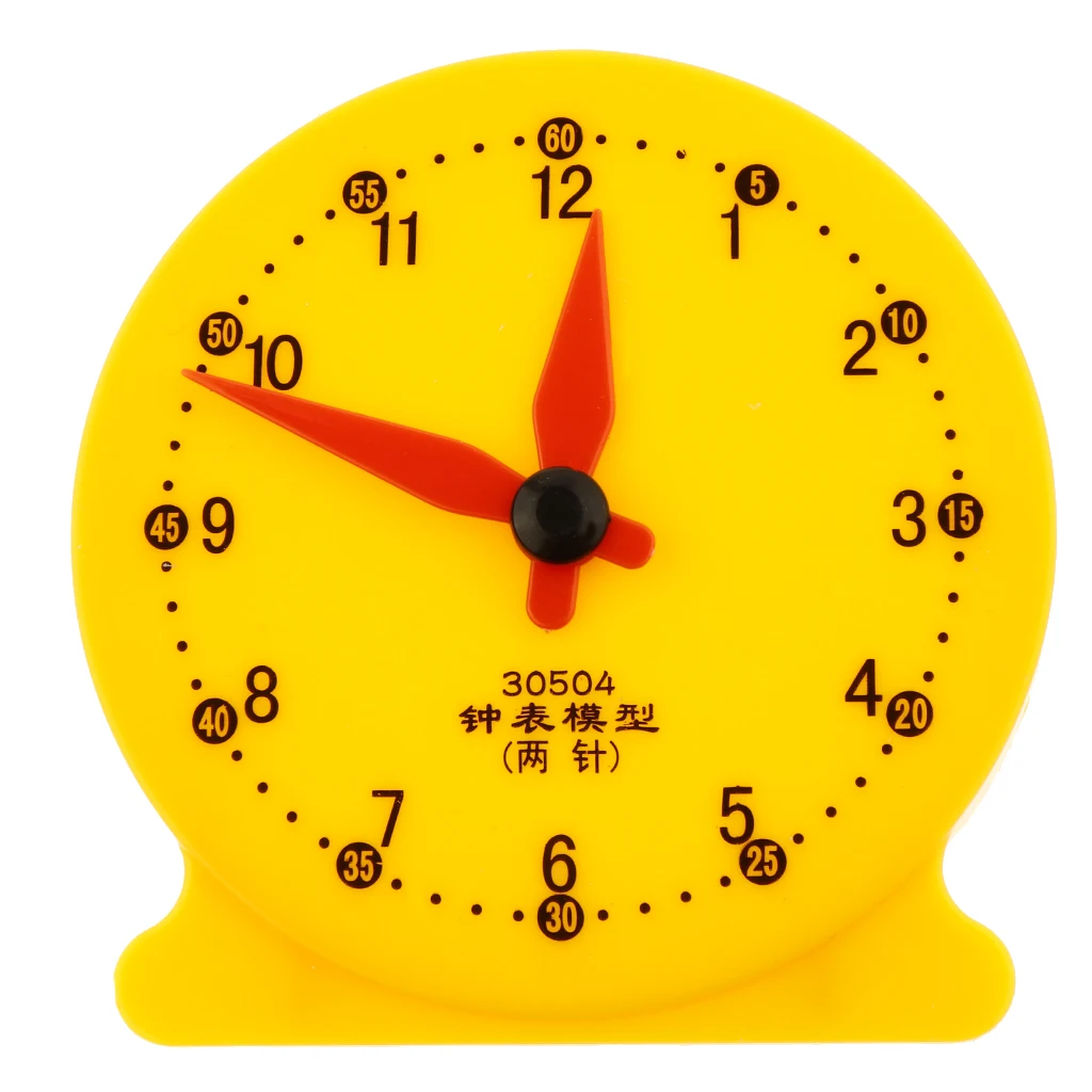Baby Children Teaching Tool Clock Model Learning To Tell Time Educational Toys Clock School Supplies